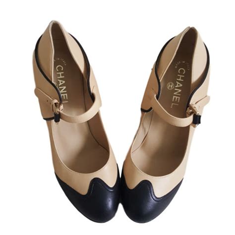 chanel mary jane beige|Mary Janes .